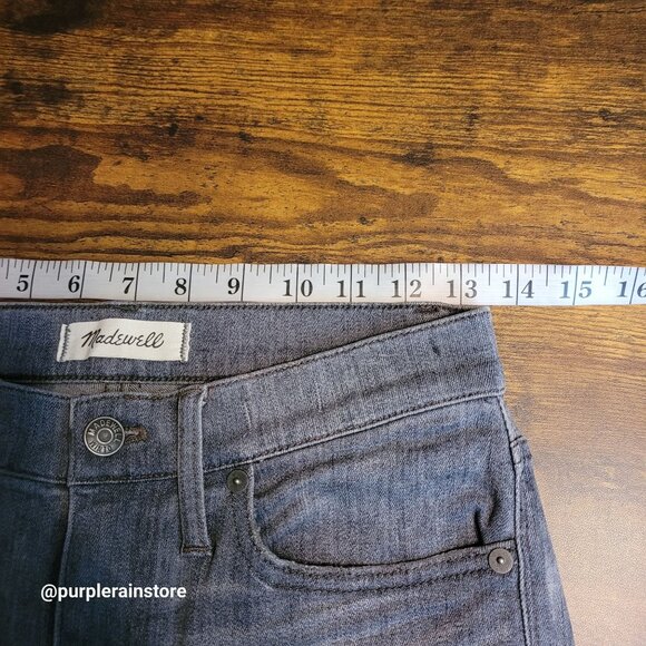 Madewell Jeans Size 26 High Riser 9" Skinny Skinny Shaw Wash Stretch Denim - Picture 6 of 10